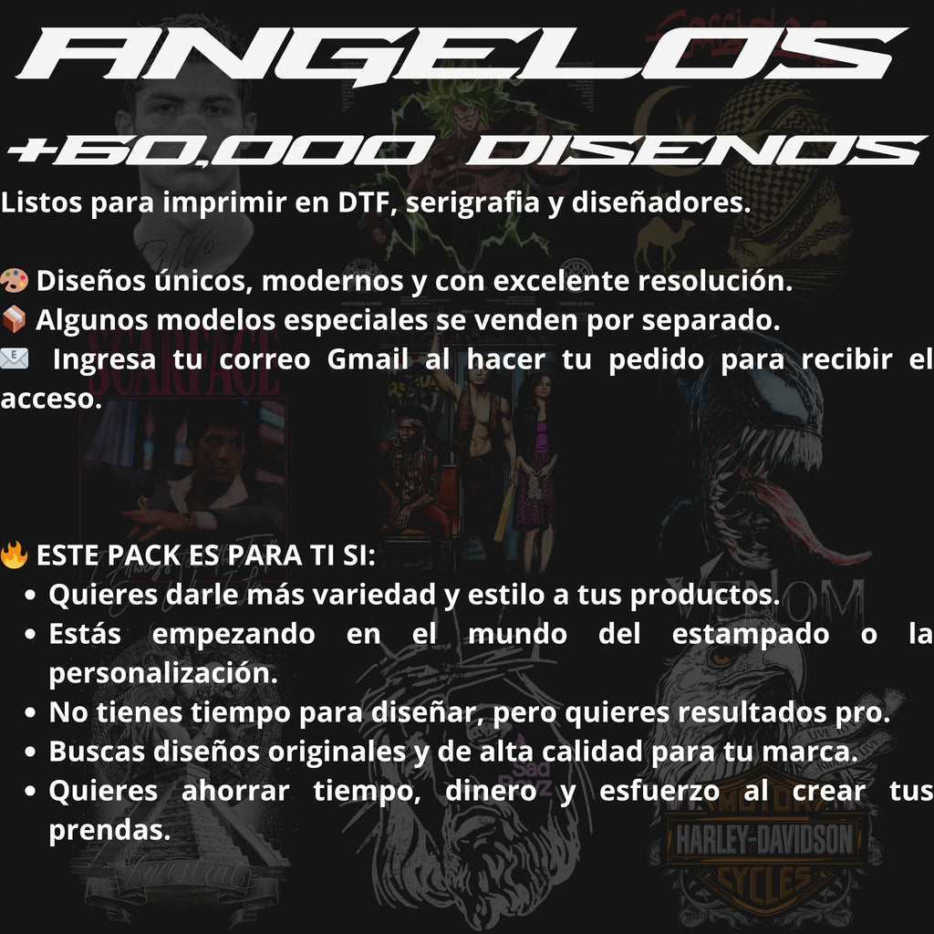 ANGELOS +60,000 DISEÑOS