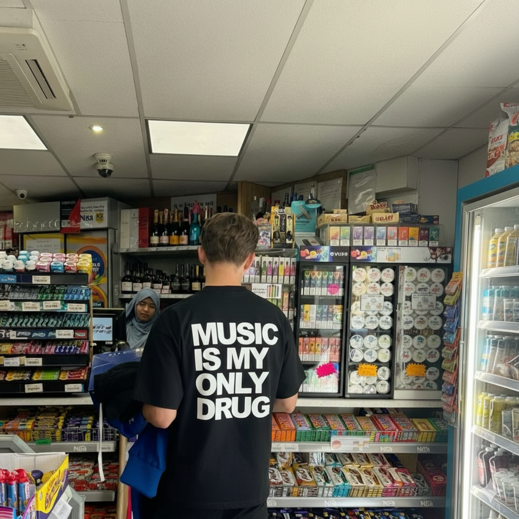 MUSIC IS MY ONLY DRUG